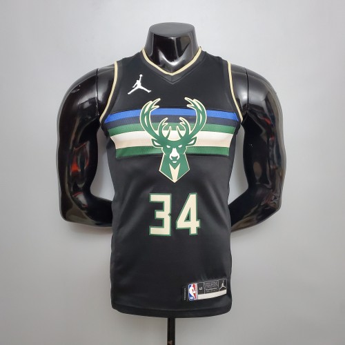 Giannis Antetokounmpo Milwaukee Bucks Theme Edition Swingman Jersey Black