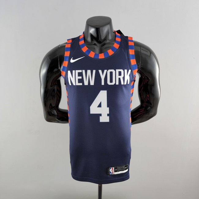 Derrick Rose New York Knicks Striped Swingman Jersey