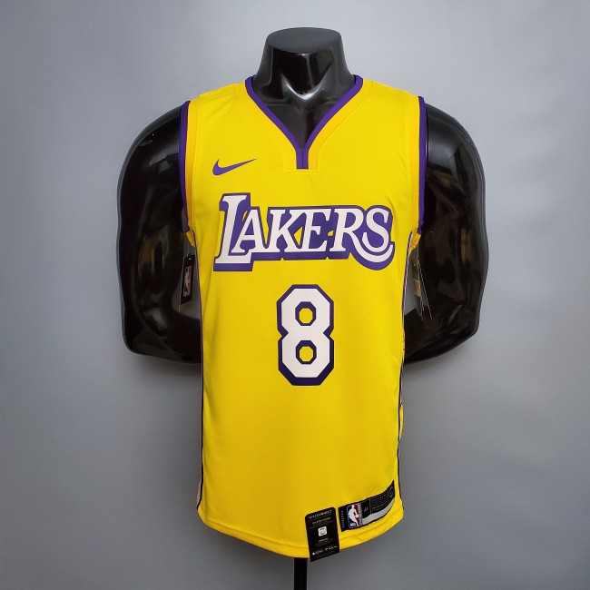 Kobe Bryant Los Angeles Lakers Swingman Jersey Yellow