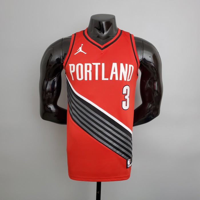 C.J. McCollum Portland Trail Blazers Swingman Jersey Red