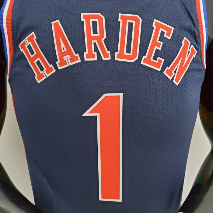 James Harden Philadelphia 76ers 2021/22 Swingman Jersey Royal Blue