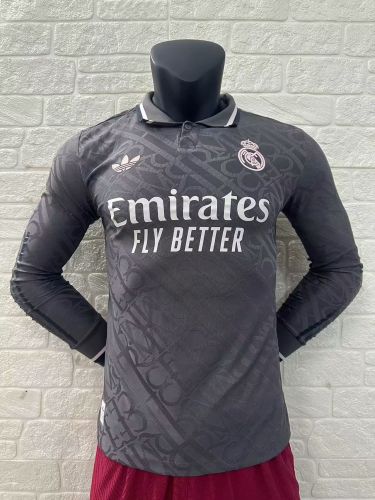 Real Madrid Third Player Long Sleeve Jersey 24/25