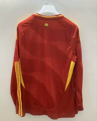 Spain Euro 2024 Home Man Long Sleeve Jersey