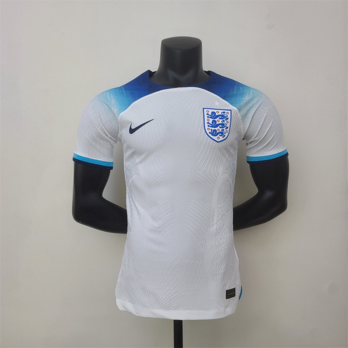 England 2022 World Cup Home Player Version Man Jersey