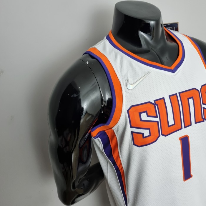 Devin Booker Phoenix Suns 75th Anniversary Swingman Jersey White