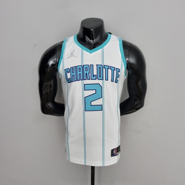 LaMelo Ball Charlotte Hornets 75th Anniversary Swingman Jersey White