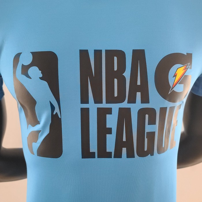 Brooklyn Nets Casual T-shirt Light Blue