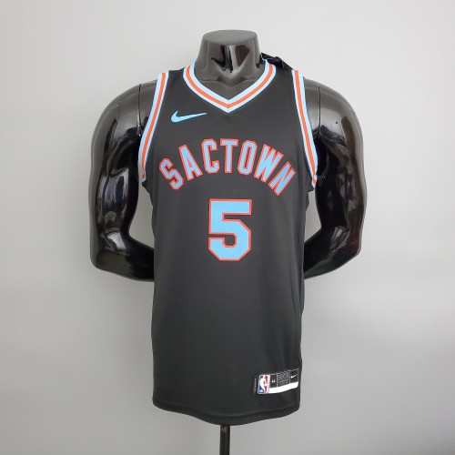 De'Aaron Fox Sacramento Kings 2021 City Edition Swingman Jersey Black