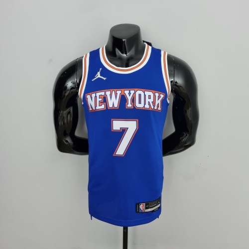 Carmelo Anthony New York Knicks 75th Anniversary Swingman Jersey Blue