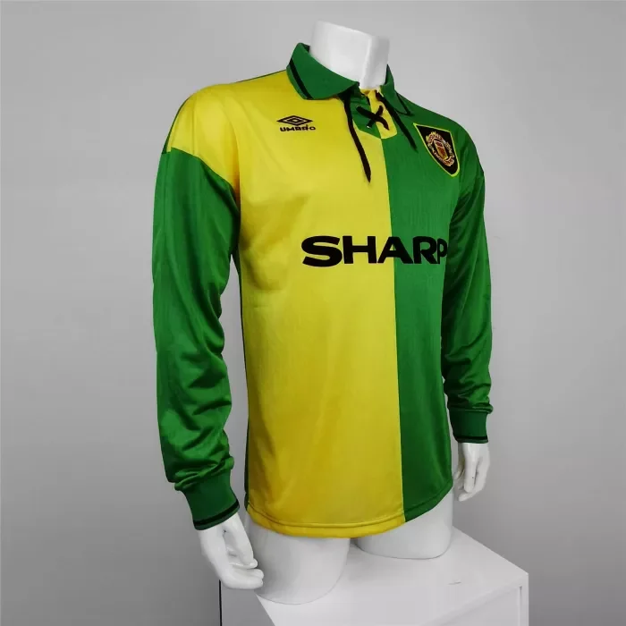 Manchester United Third Long Sleeve Retro Jersey 92/93