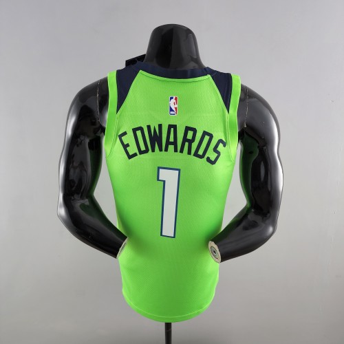 Anthony Edwards Minnesota Timberwolves Swingman Jersey Green