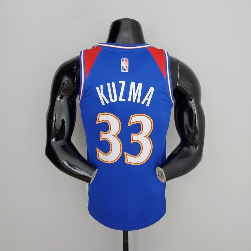 Kyle Kuzma Washington Wizards 75th Anniversary Swingman Jersey Blue