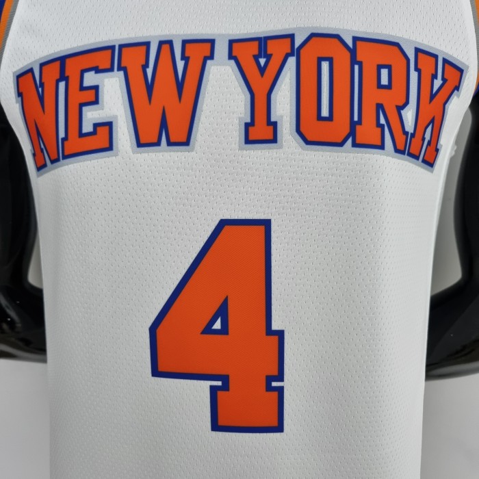 Derrick Rose New York Knicks 75th Anniversary Swingman Jersey White