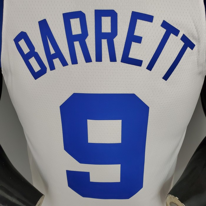 RJ Barrett New York Knicks 75th Anniversary Swingman Jersey White