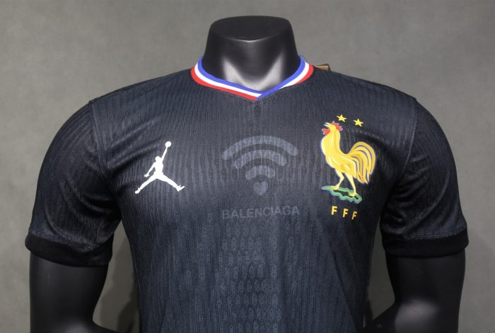 France 2024 Black Player Version Man Jersey