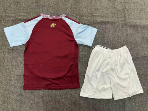 Aston Villa Home Kids Jersey 24/25