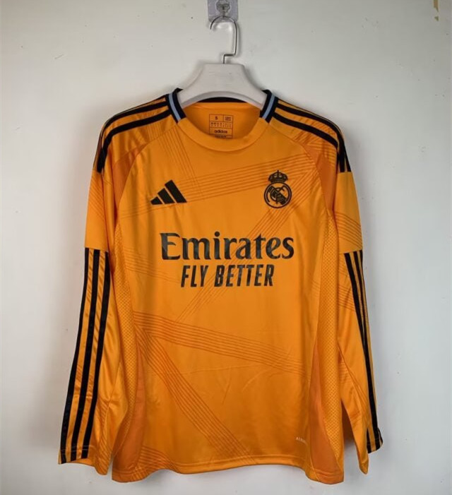 Real Madrid Away Man Long Sleeve Jersey 24/25