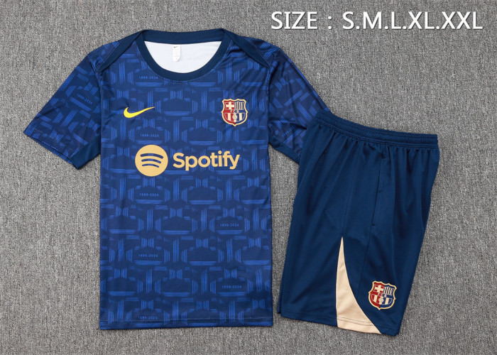 Barcelona Training Short Sleeve Suit 24/25