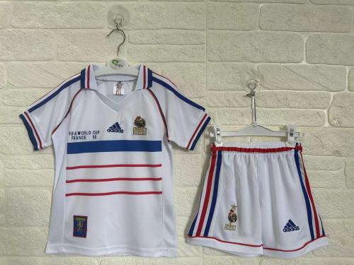 France Away Retro Kids Suit 1998