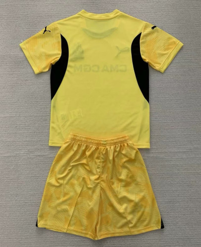 Marseille Goalkeeper Kids Suit 24/25 Yellow