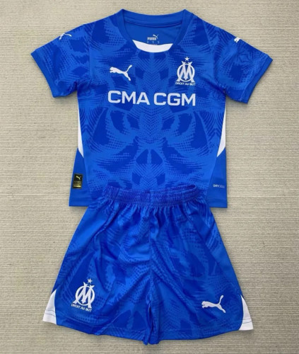 Marseille Goalkeeper Kids Suit 24/25 Blue