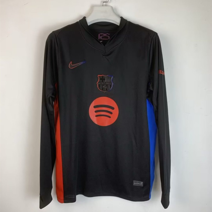 Barcelona Man Away Long Sleeve Jersey 24/25