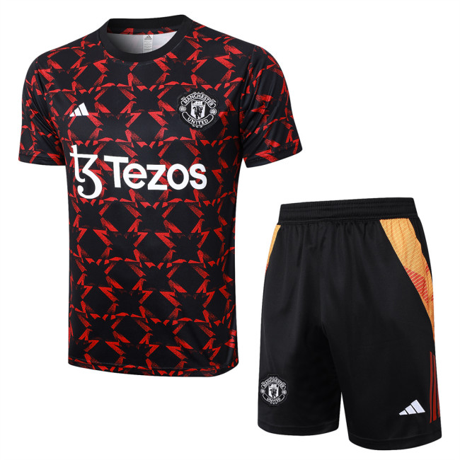 Manchester United Training Short sleeve Suit 24/25