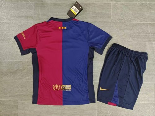 Coldplay X Barcelona Home Kids Suit 24/25