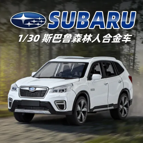 1:30斯巴魯合金車模型聲光回力男孩玩具跨境新品推薦正版授權