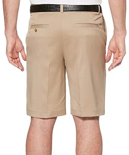 PGA TOUR Men's Flat Front Golf Shorts with Active Waistband (Size 30-44 Big & Tall)