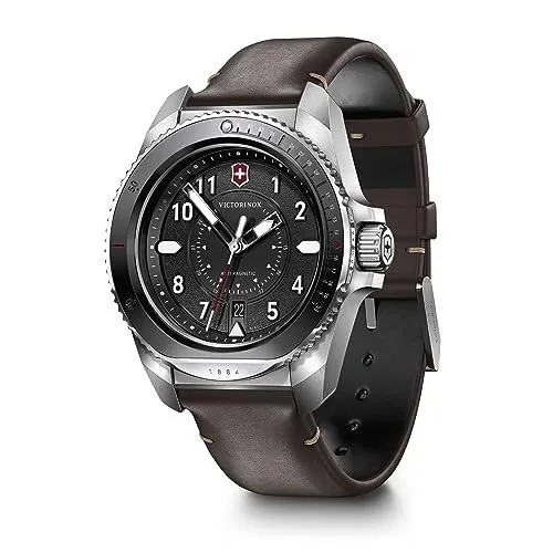 Victorinox Journey 1884 Watch - Premium Swiss Watch for Men - Stainless Steel Analog Wristwatch - Great Gift for Birthday, Holiday & More