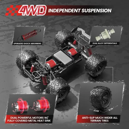 DEERC 9500E 1:16 Scale All Terrain RC Car