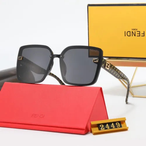 FENDI S Black PC Multi AC Women's Outdoor Fashion Sunglasses