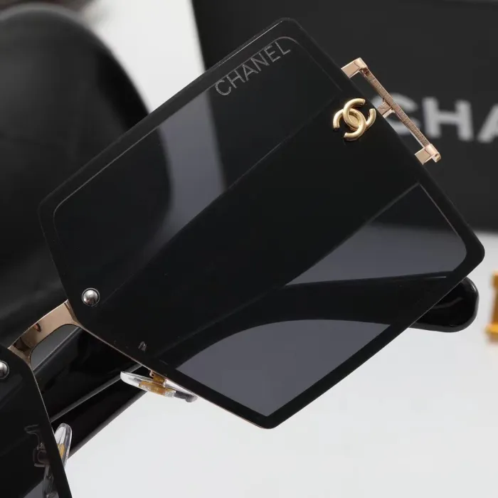 CHANEL Champagne PC Multi AC Women's Outdoor Trendy Sunglasses