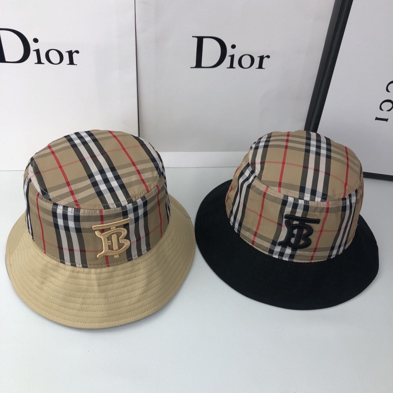 BURBERRY Yellow Outdoor Street style Cotton Women's Adult Knitted Fishing cap