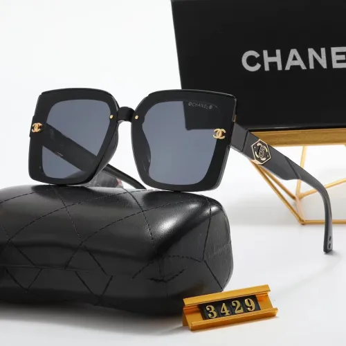 CHANEL Brown PC Multi AC Women's Outdoor Square Sunglasses