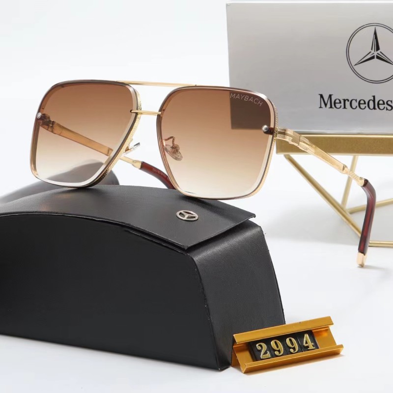 MERCEDES BENZ Champagne PC Multi AC Women's Outdoor Oersized Sunglasses