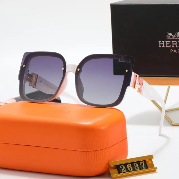 HERMES S Black PC Multi AC Women's Outdoor Fashion Sunglasses