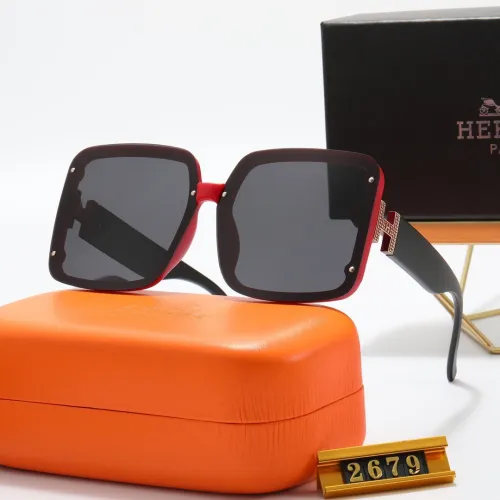 HERMES S Black PC Multi AC Women's Outdoor Fashion Sunglasses