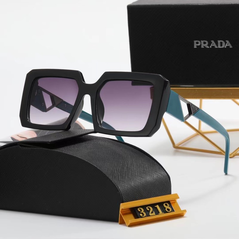 PRADA S Black PC Multi AC Women's Outdoor Fashion Sunglasses