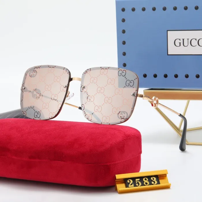 GUCCI Champagne PC Multi AC Women's Outdoor Fashion Sunglasses