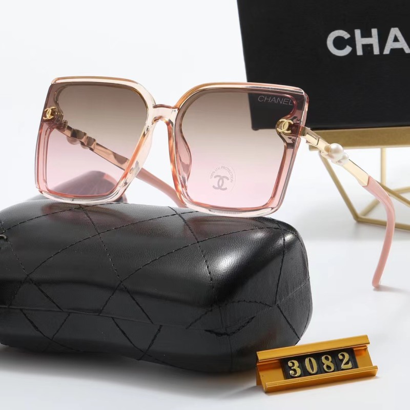 CHANEL Champagne PC Multi AC Women's Outdoor Fashion Sunglasses