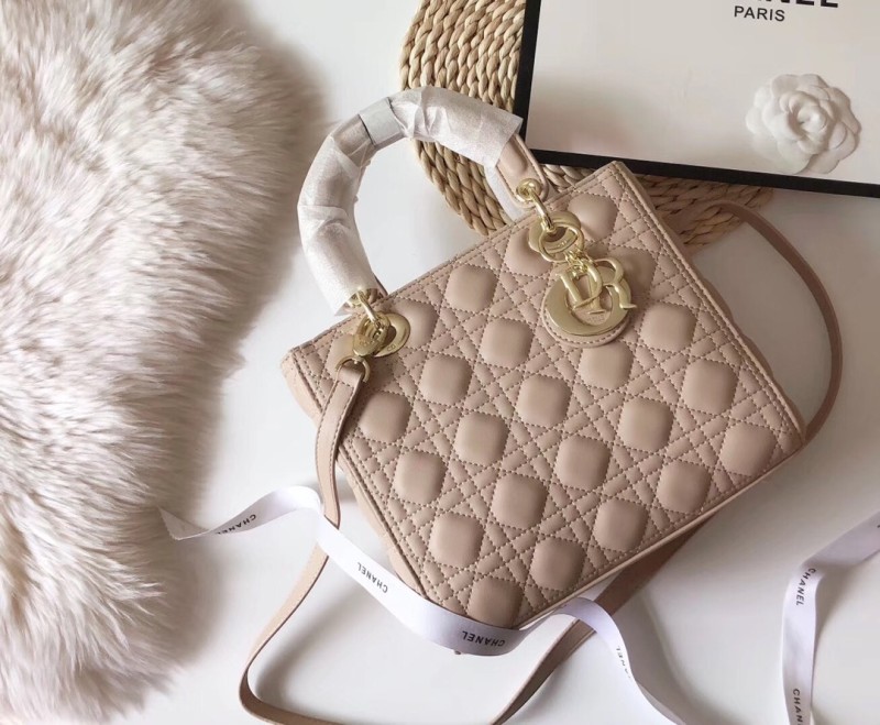 DIOR Camo Fashion Letter Zipper & Hasp Criss-cross Genuine Leather Women's Handbags Tote Bags Wallet Combination Bags