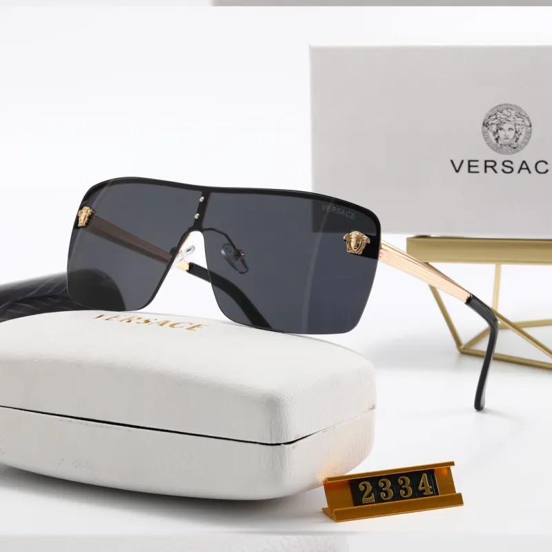 VERSACE Champagne PC Multi AC Women's Outdoor Rimless Sunglasses