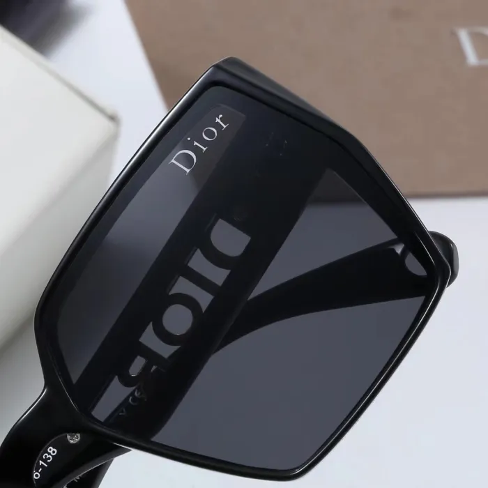 DIOR S Black PC Multi AC Women's Outdoor Oersized Sunglasses