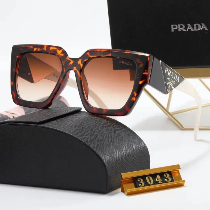 PRADA S Black PC Multi AC Women's Outdoor Square Sunglasses