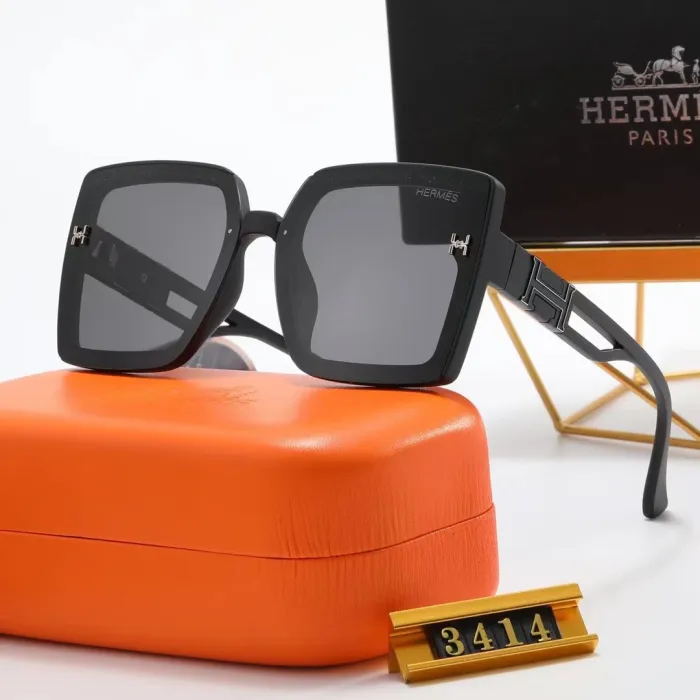 HERMES S Black PC Multi AC Women's Outdoor Fashion Sunglasses