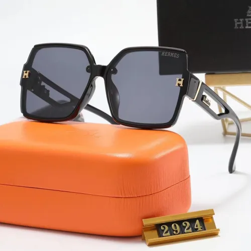 HERMES S Black PC Multi AC Women's Outdoor Fashion Sunglasses