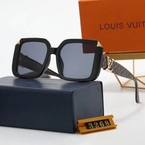 LOUIS VUITTON LV Black PC Multi AC Women's Outdoor Fashion Sunglasses