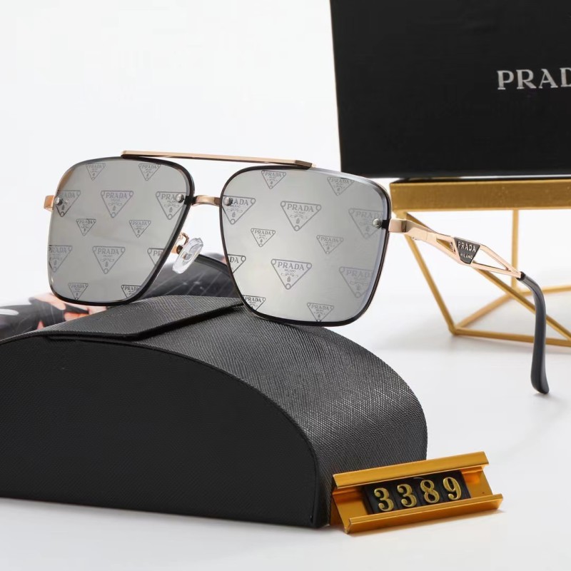 PRADA S Black PC Multi AC Women's Outdoor Fashion Sunglasses